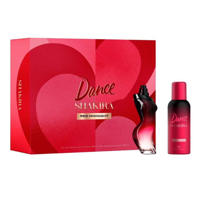 SHAKIRA COFRE DANCE RED MIDNIGHT EDT X 80 ML.